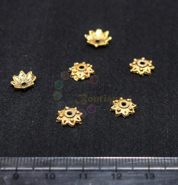 8mm antique gold bead cap (10pcs 3g)