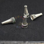 21*9mm antique silver bead cap