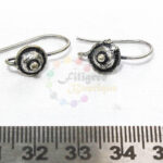 18mm silver ear hook