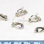 13mm Brass Clip -On Earing Ear Stud