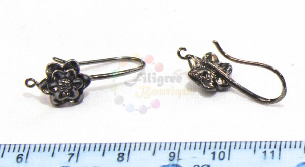 Brass Flower Ear Hook