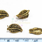 17*10mm Antique Gold Ear Stud