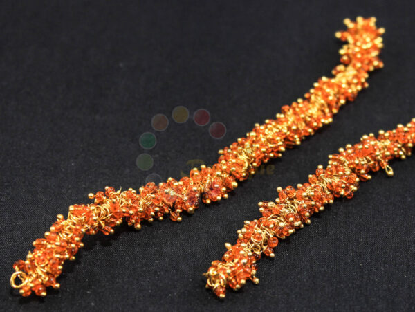 Orange Lorails 1mm Gold Loop 10 Gram