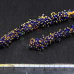 Royal Blue Lorails 1mm Gold Loop 10 Gram