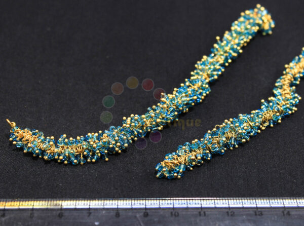 Light BlueLorails 1mm Gold Loop 10 Gram