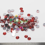 8mm Red Cabochons approx 49pcs