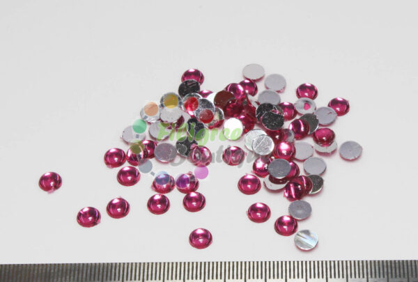 8mm Pink Cabochons approx 49pcs