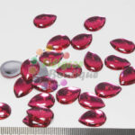 18x13mm Dark Pink Cabochons approx 15pcs