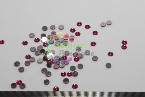 6mm Light Pink Cabochons approx 130pcs