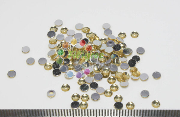 5mm Gold  Cabochons approx 152pcs