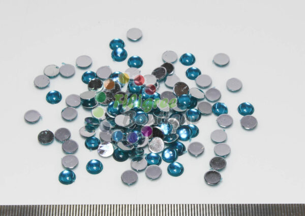 5mm  Greenish Blue Cabochons approx 152pcs