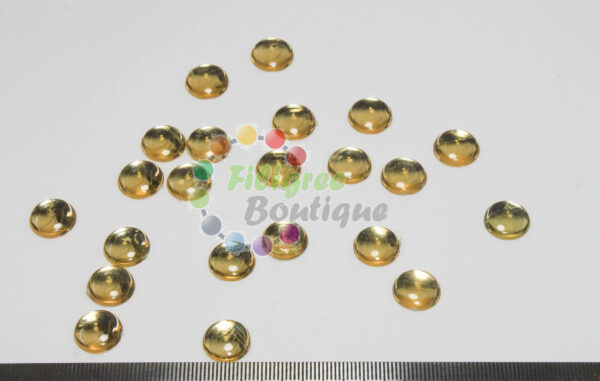 12mm Gold Cabochons approx22pcs