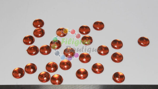 12mm  Orange Cabochons approx22pcs