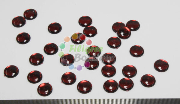 12mm Dark Red Cabochons approx22pcs