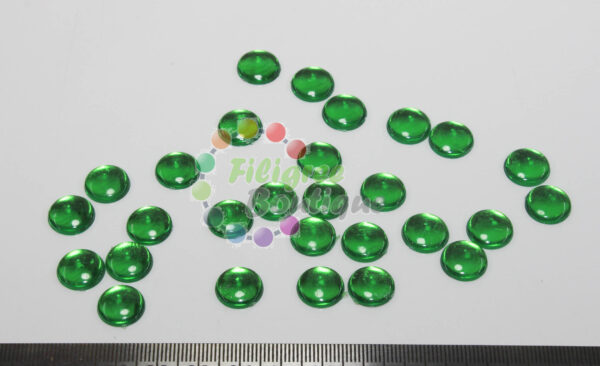 12mm Light Green Cabochons approx22pcs