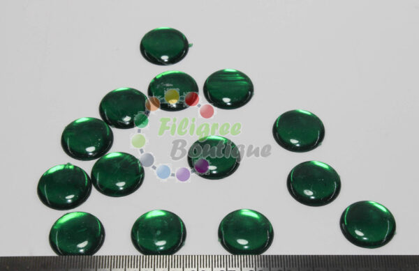 20mm Dark Green Cabochons approx5pcs