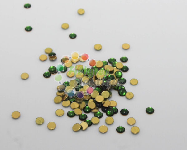 4mm Green cabochons approx 250pcs