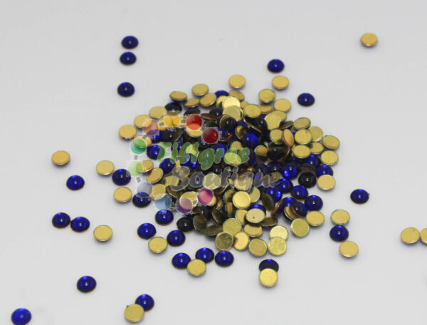 4mm royal Blue cabochons approx 250pcs