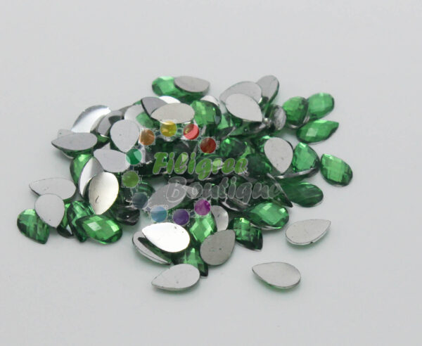 5x8mm   Light Green Cabochons approx 225pcs