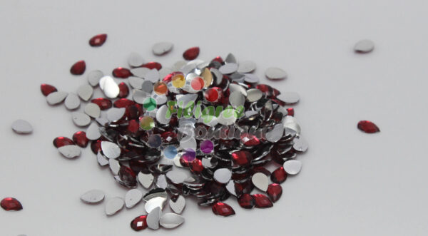 6x4mm  Dark Pink Cabochons approx 400pcs