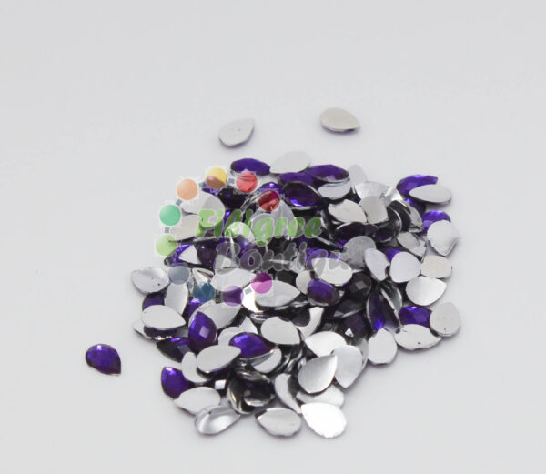 6x4mm  Purple Cabochons approx 400pcs