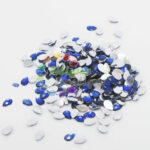 6x4mm Dark Blue  Cabochons approx 400pcs