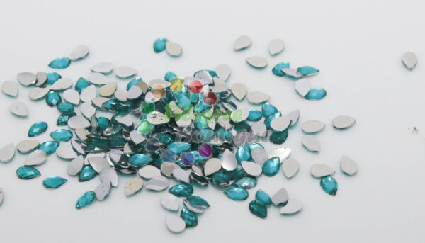 6x4mm GreenishBlue Cabochons approx 400pcs