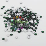 4mm Dark Green Cabochons approx350pcs