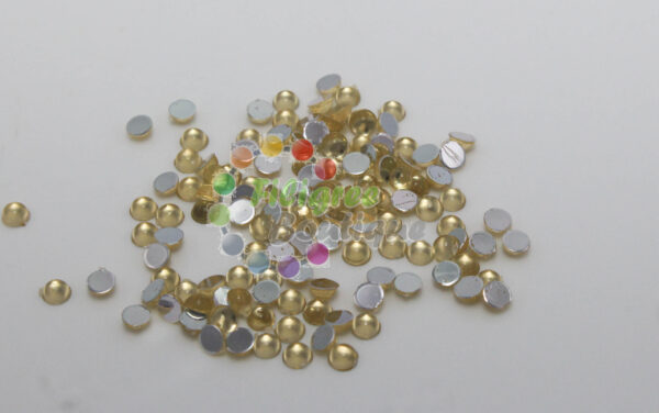 4mm Gold Cabochons approx350pcs