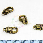 18 mm clasp antique gold