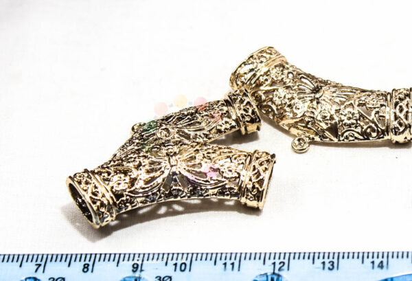 45*19*8mm unfading gold Scarf Bail