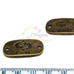 28mm antique bronze Link