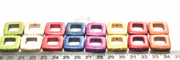 Synthetic Turquoise Beads 20*20*5mm