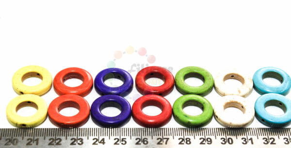 synthetic turquoise beads 20*5mm