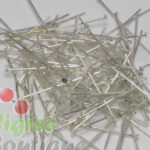 Silver - Brass Head pin 60mm