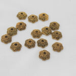 12x12mm Gold Bead Cap