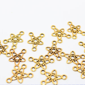 Antique Gold Chain Link, Size: 15x15mm