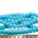 10mm glass bead   blue- 100 Beads