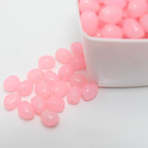 10x6mm - Glass Tumble Beads - 20 Beads in a pack - Light Pink