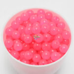 6mm - Glass Round Beads - 20 beads in a pack  - Violet