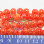Glass Bead - Orange  - 10mm - 20 beads in a pack