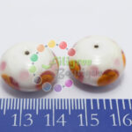 Smooth Dot mix - White - 20mm