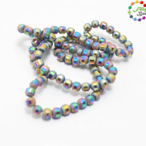 4mm Electroplate Glass Bead Strands