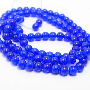 8mm Crackle Glass Beads Strands