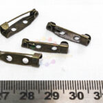 20mm antique bronze
