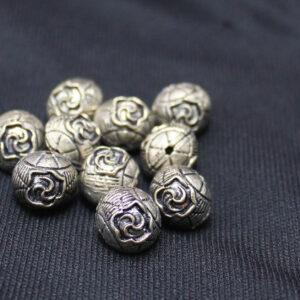 20mm Antique Silver Metal Beads