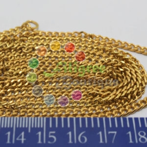 Brass Metal Chain-  Gold Chain - Oval 4mm Loop -  1000mm in a pack (Can be used for hand bag chain)