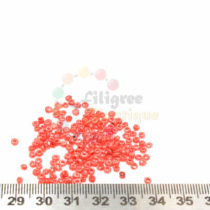 2mm seed beads(B)- Luster Red