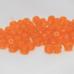 8mm Acrylic Crystal Bead-orange-10 Gram Pack