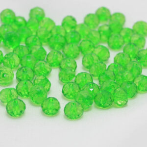 8mm Acrylic Crystal Bead-Green10 Gram Pack